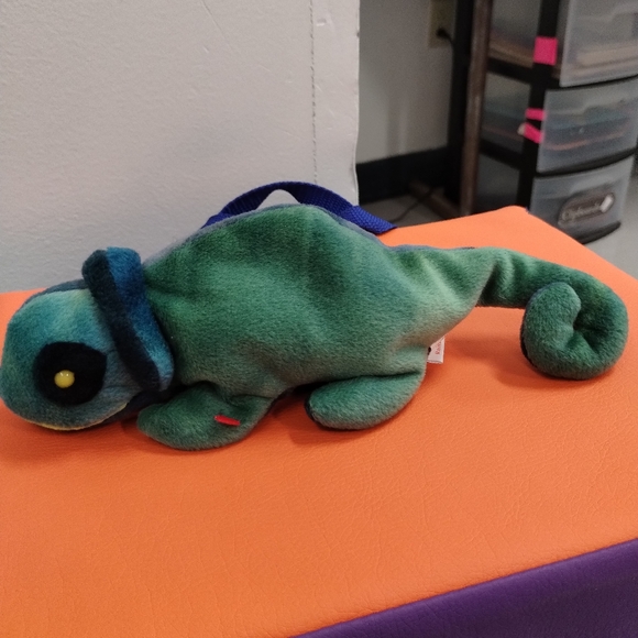✓Ty Beanie Babies 1997 Rainbow the Chameleon - Picture 5 of 11